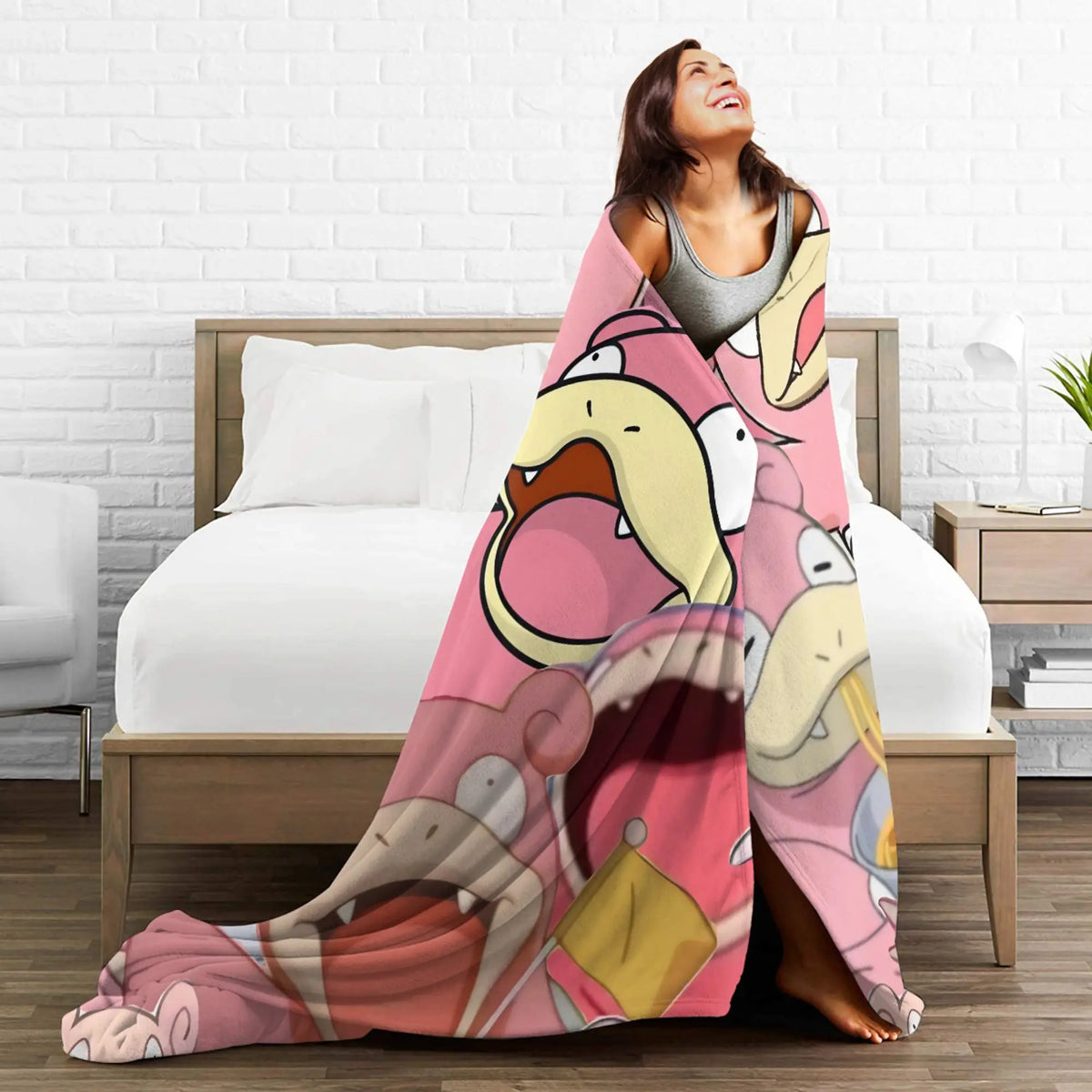 Slowpoke Flannel Blanket