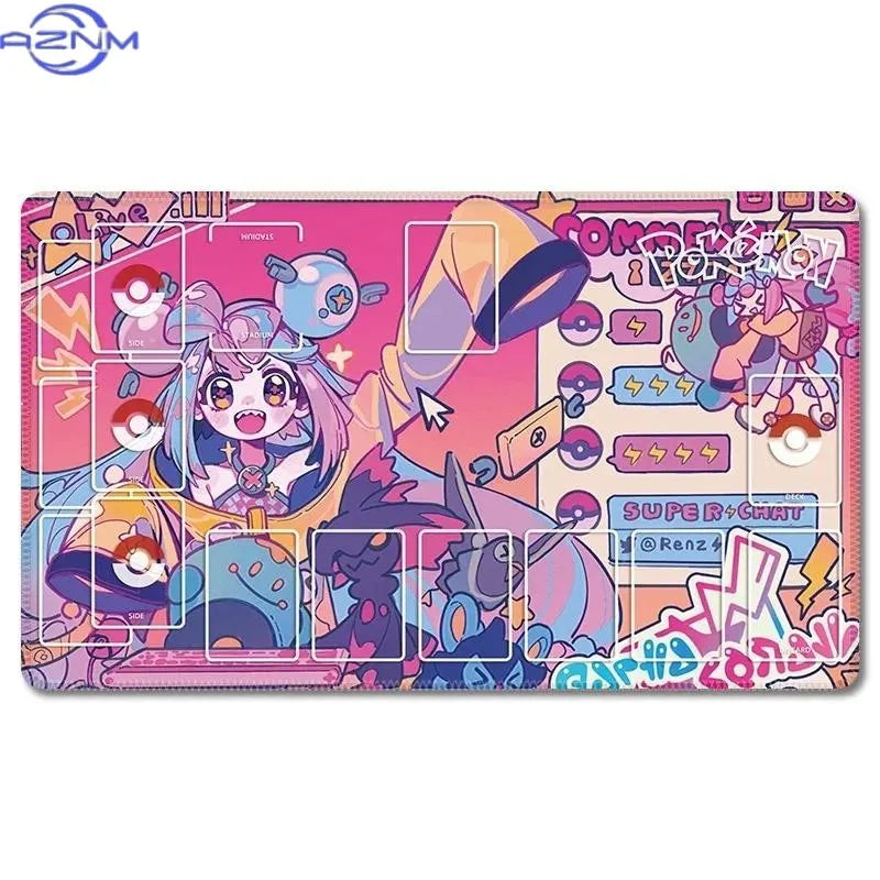 Iono & Kanto Starters Playmat – 15 Designs