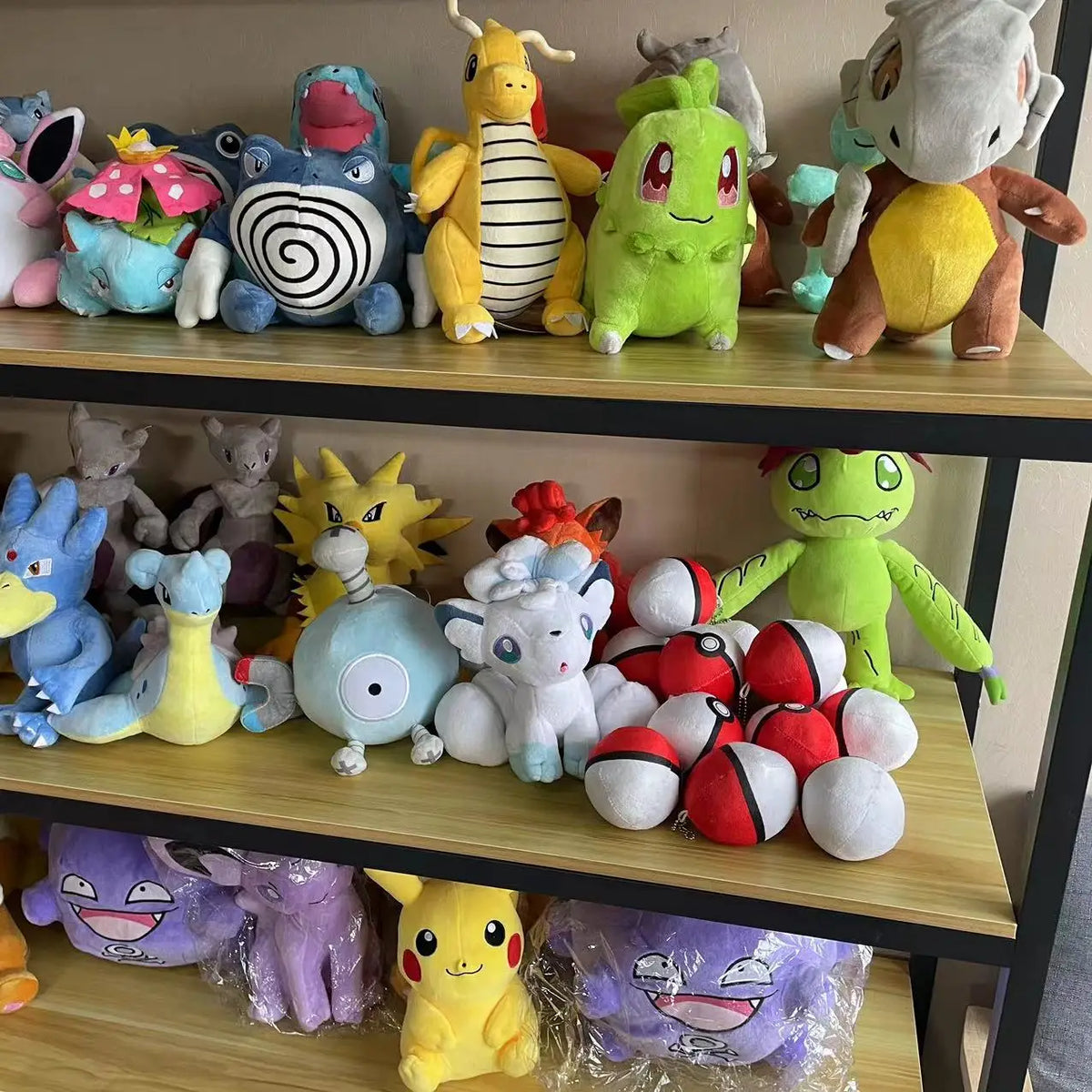 Round Pokémon Plush – 20 cm, 70 Characters