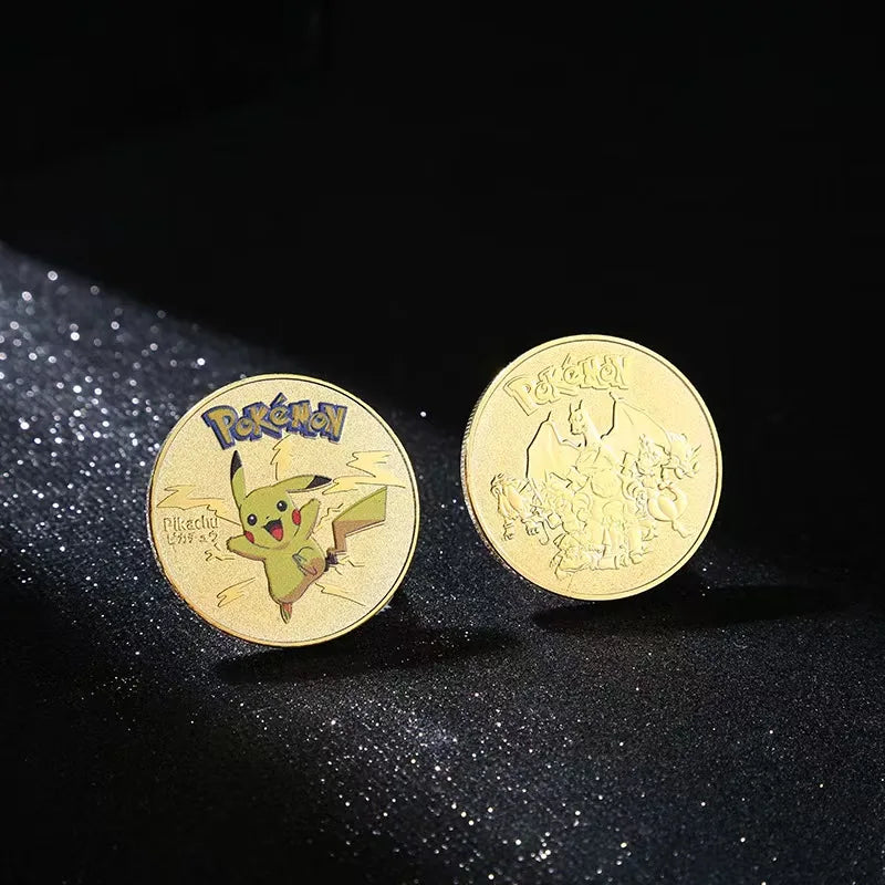 Gold-Plated Pokémon Collector Coins