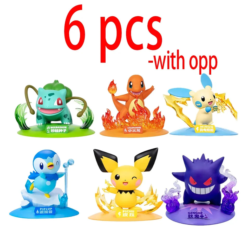 Pikachu & Friends Blind Box Figures – 12 Styles