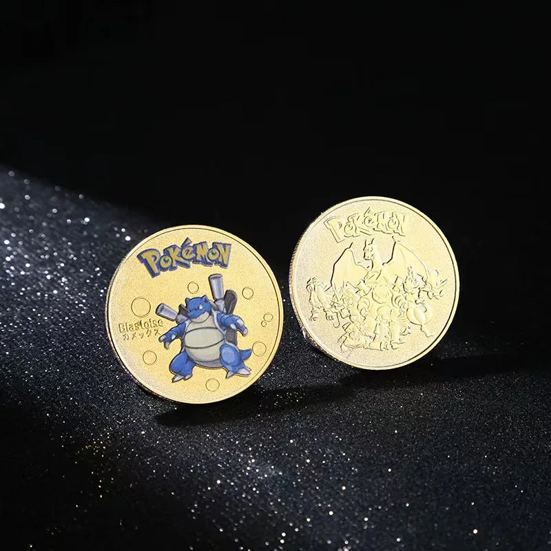 Gold-Plated Pokémon Collector Coins