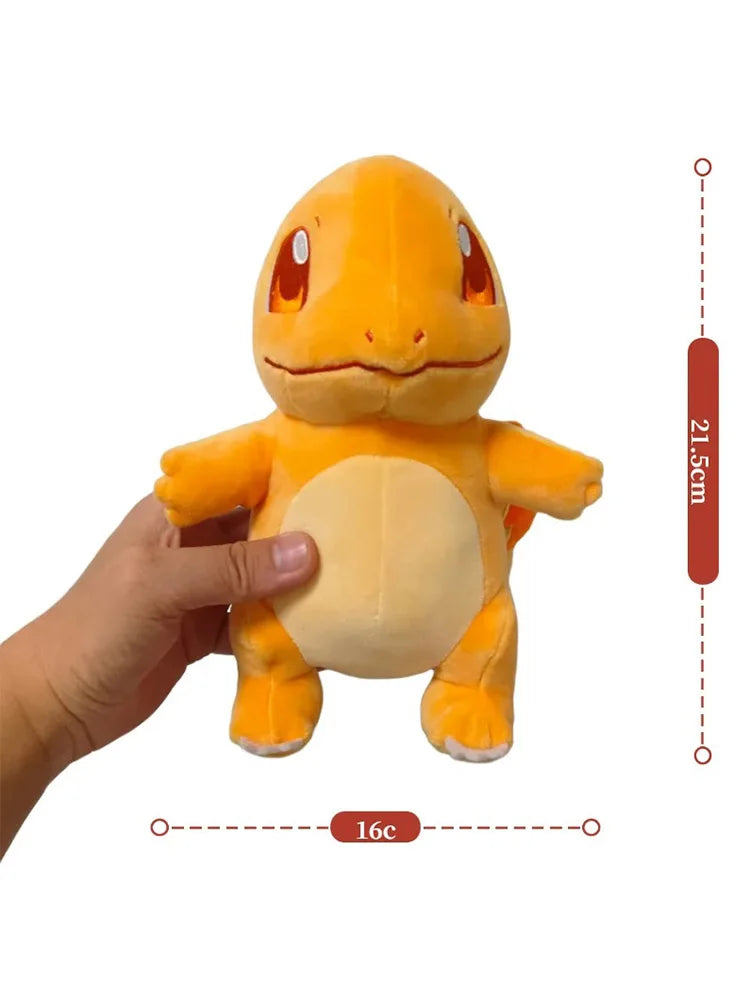 Classic Plush – Pikachu, Charmander & Eevee, 8 in