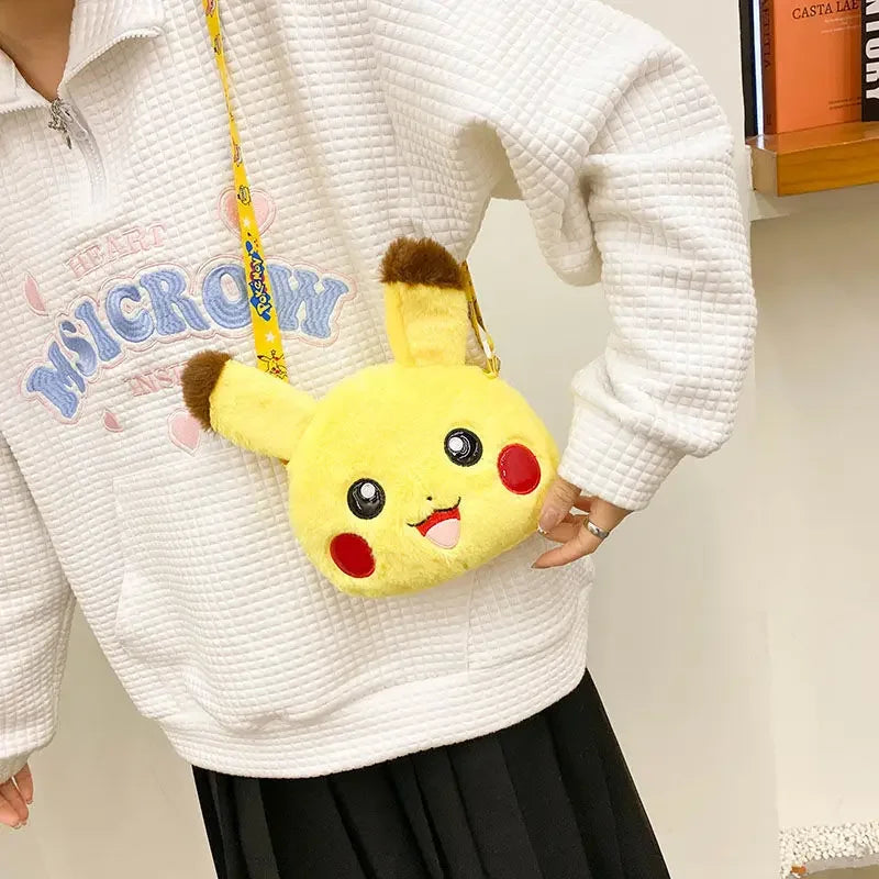 Pikachu Plush Crossbody Bag