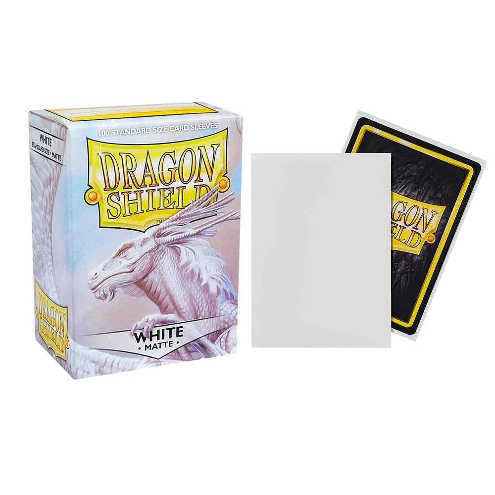 White Card Sleeves 66 × 91 mm – 100 Pack