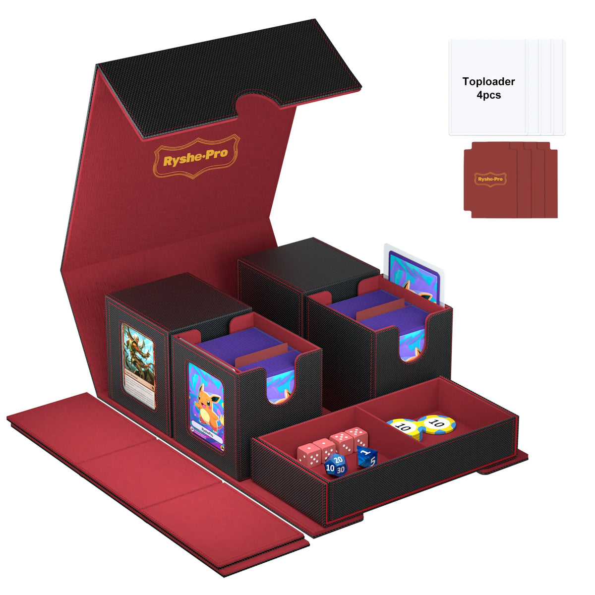 5-in-1 Deck Box with Dividers
