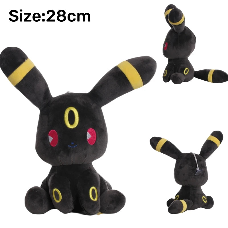 Shiny Black Pokémon Plush – 26 Styles