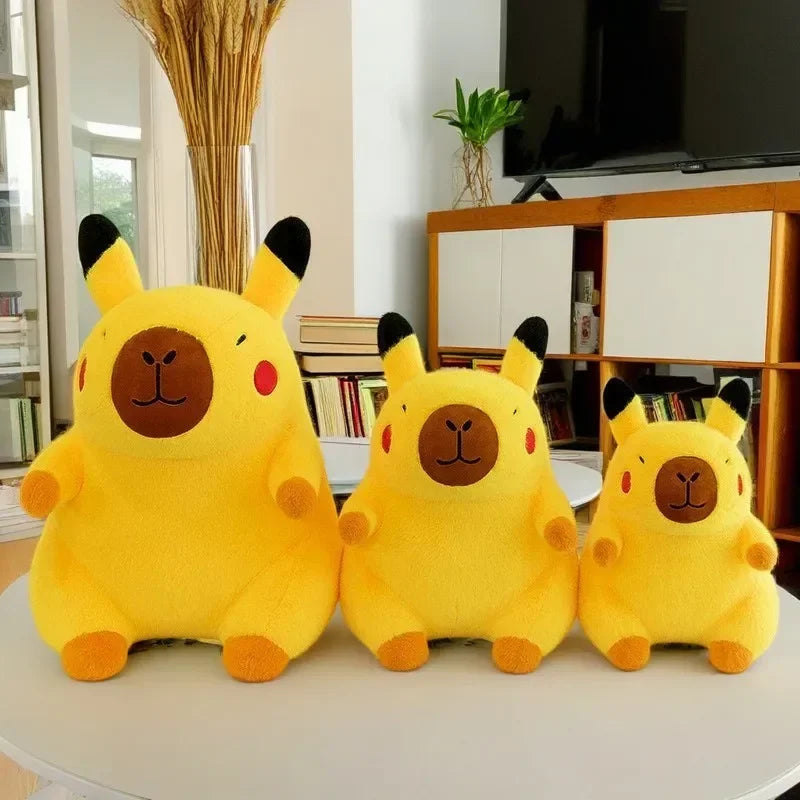 Pikachu Capybara Plush – 30 to 50 cm
