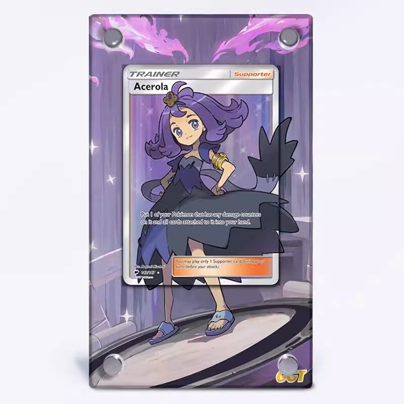 Acerola 142/147 Pokémon Extended Artwork Protective Card Display Case-0