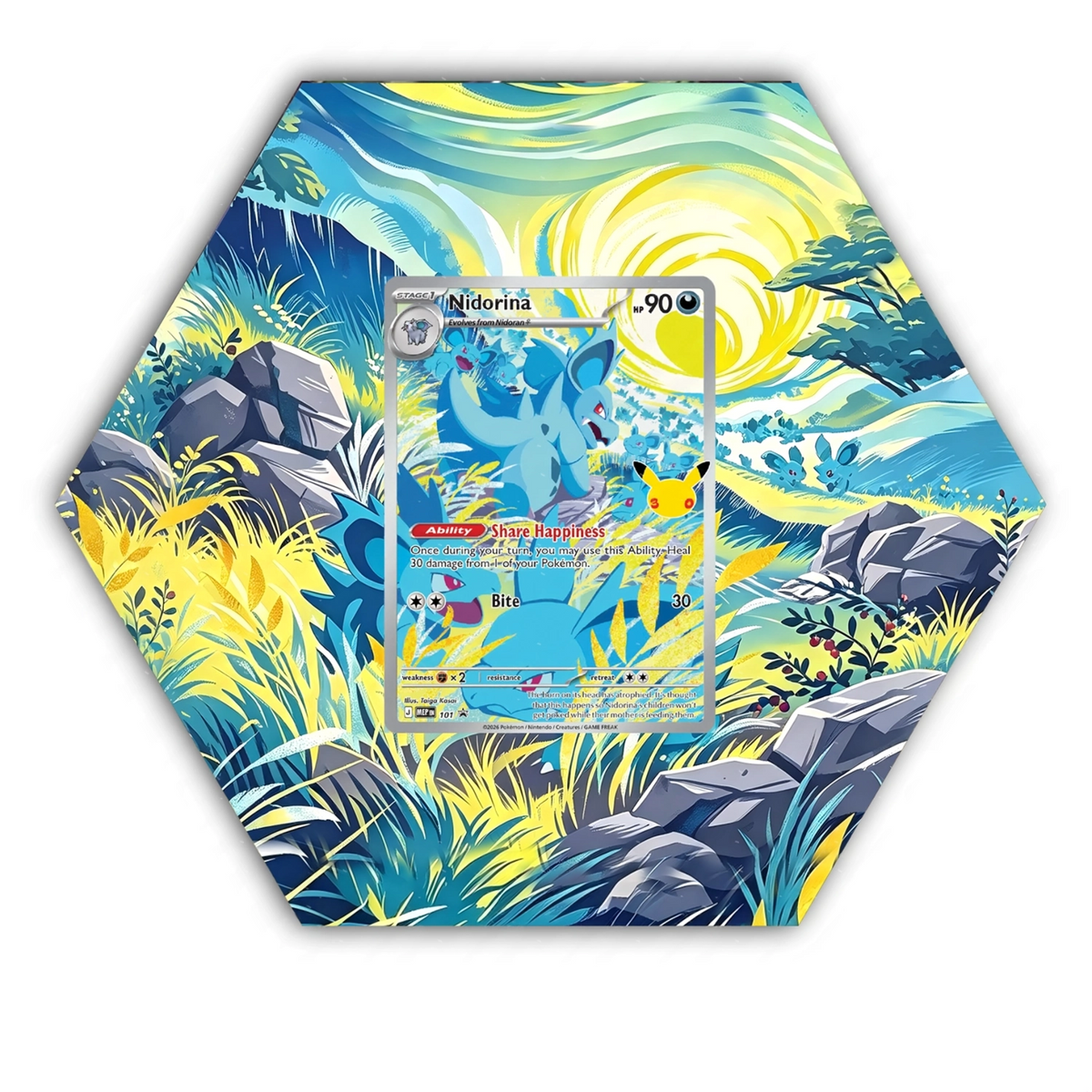 Nidoran 30th 101 – Octax Extended Art Wall Display