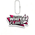 Pokemon binder keychain - White Flare-0